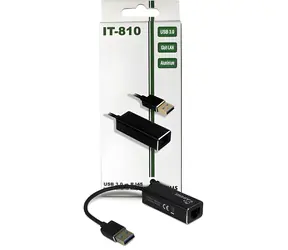 Inter-Tech Argus IT-810 / USB adaptér / Gigabit Ethernet / Realtek RTL8153