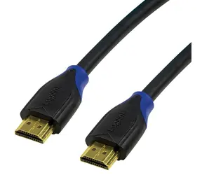 LogiLink HDMI 2.0 černá / HDMI kabel / 4K/60Hz / pozlacené konektory / 7,5 m