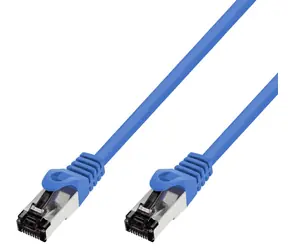 Extralink modrý / Patch kabel / Cat.8.1 / S/FTP / 40 Gb/s / RJ-45 / 0,5 m