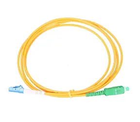 Extralink LC/UPC-SC/APC žlutý / Patchcord / Jednomódový / Simplex / G652D / 2 m