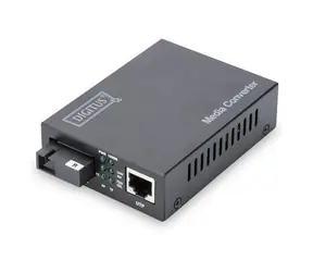 Digitus RJ-45/SC Singlemode / Mediakonvertor / Gigabit Ethernet / 1000Base-TX - 1000Base-LX / dosah 20 km
