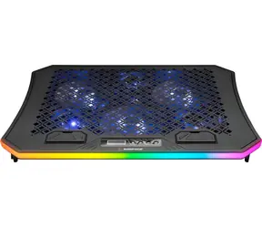 Rampage METAFOR / Chladící podložka / pro notebooky 10-19" / 6x ventilátor