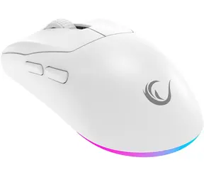 Rampage Prote M5 Pro bílá / Herní bezdrátová myš / optická / 26000 DPI / RGB LED / 1000 Hz