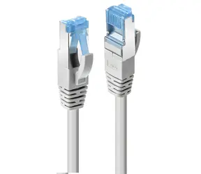 Lindy Cat6A S/FTP PIMF šedá 2 m / Patch kabel / RJ45-RJ45 / LSZH