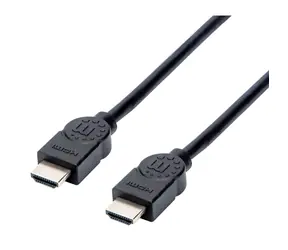 Manhattan High Speed černá / HDMI kabel / HDMI (M) - HDMI (M) / 1,5 m / ARC / 10,2 Gbit/s / pozlacené konektory