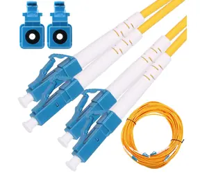 Extralink LC/UPC-LC/UPC / Patchcord / Jednomódový / Duplex / G652D / 0,5 m