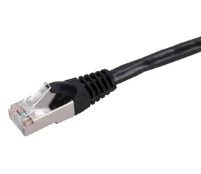 Extralink Cat5e FTP černá / Patch kabel / RJ-45 / 5 m
