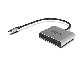 INCA ITPC-4 / USB-C hub / 2x HDMI 4K 30Hz / USB-A / USB-C PD