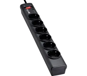 EATON Protection Strip PS6D / Přepěťová ochrana / 6 zásuvek / 1 m / 10 A