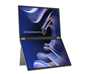 14" ASUS ZenScreen Duo OLED MQ149CD stříbrná / Monitor / 1920 x 1200 / OLED / 16:10 / 1ms / 100000:1 / 500cd-m2
