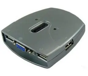 Sedna SE-KVM-USB-22 / KVM přepínač / 2 porty / VGA / USB / LED displej