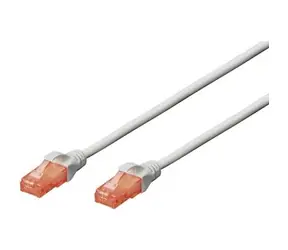 Digitus Patch kabel Cat6 U/UTP šedý / Síťový kabel / RJ45 / 5m