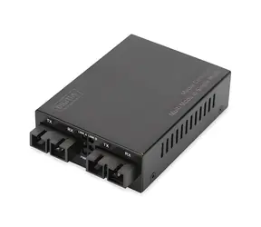 Digitus Mediakonvertor Multi-/Singlemode SC/SC / Mediakonvertor / Fast Ethernet 100Base-FX / dosah 20 km