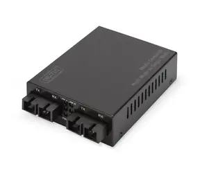 Digitus Gigabit Mediakonvertor / Mediakonvertor / Multimode-Singlemode / SC/SC / 1000Base-SX / dosah 20 km