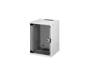 Digitus SOHO PRO 9U šedá / Nástěnná skříň / 10" / 460x315x300 mm / skleněné dveře / IP20