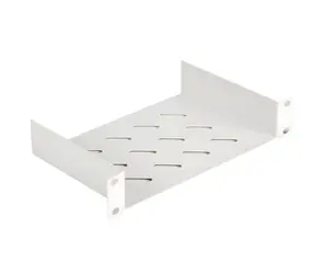 Equip 10" světle šedá / Police pro rack / 1U / pevná / hloubka 150 mm