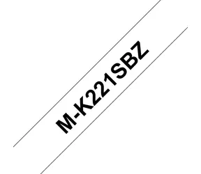Brother MK221SBZ bílá/černá / Páska do tiskárny štítků / 9 mm / 4 m