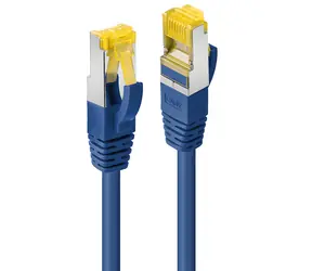 Lindy Cat7 modrá / Patch kabel / S/FTP / RJ-45 / 2 m / LSZH / 600 MHz