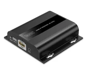 Digitus HDMI IP přijímač černá / Přijímač / 4K/60Hz / HDMI 2.0 / Cat6 / IR