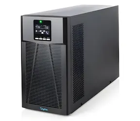 DIGITUS UPS 2000VA/2000W Tower Online / Záložní zdroj UPS / Dvojitá konverze / Čistý sinus / 8x IEC C13 / LCD