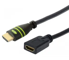 Techly ICOC-HDMI-4-EXT018 černá / Prodlužovací kabel HDMI / s Ethernetem / 4K 30 Hz / 1,8 m