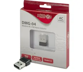 Inter-Tech DMG-04 / USB Wi-Fi adaptér / Wi-Fi 5 / 433 Mbps / USB 2.0