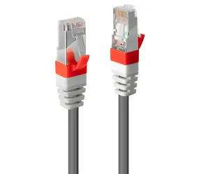 Lindy Cat6a S/FTP šedá / Patch kabel / RJ45-RJ45 / PIMF / 0,5 m / 10Gbit
