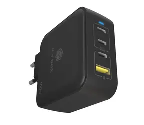 Icy Box IB-PS1040-PD černá / Nabíječka / GaN / 100 W / 3x USB-C / 1x USB-A / PD 3.0