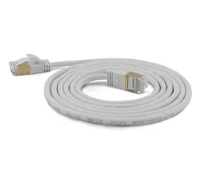 Wantec šedá / Patch kabel / Cat7 S/FTP / 3 m / RJ-45 / 600 MHz