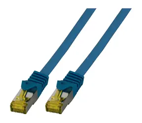 EFB Cat.6A S/FTP modrá / Patch kabel / 25 m / RJ45-RJ45 / LSZH