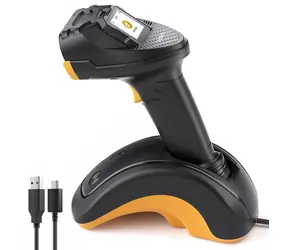 Inateck Pro 8 černá / Snímač čárových kódů / 1D/2D / Bluetooth / dokovací stanice / dotykový displej