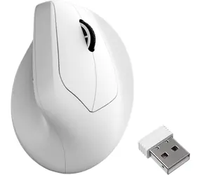 Keychron M5 bílá / Vertikální myš / Bezdrátová