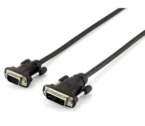 Equip adaptér DVI-A - VGA černý / Adaptér / 1920x1200 / 1,8 m