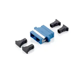 Equip optický adaptér SC-SC modrá / Optický adaptér / Singlemode / Duplex / 12 ks
