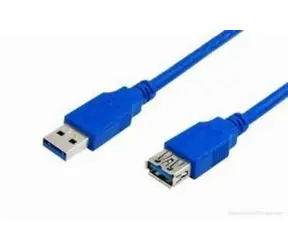 MediaRange USB-A (M) - USB-A (F) modrá / Prodlužovací kabel USB / USB 3.0 / 3 m