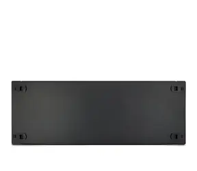 Inter-Tech Záslepný panel 19" černá / Příslušenství pro rack / 4U / klipsové uchycení