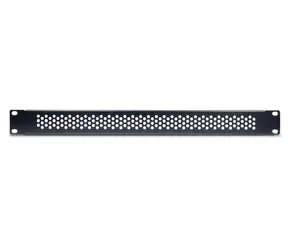 Inter-Tech Krycí panel 19" 1U černá / Krycí panel / RAL 9005 / 482x45x11mm