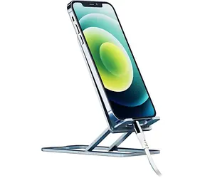 Inter-Tech MTS-100 / Držák telefonu a tabletu / do 12" / nastavitelný úhel / hliník