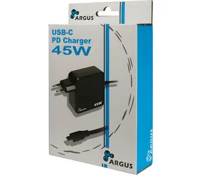 Inter-Tech PD-2045 černá / Nabíječka / USB-C / 45 W / PD