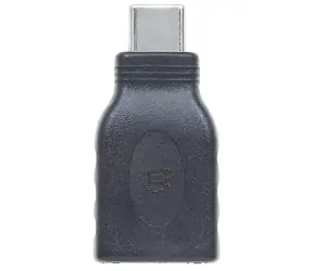 Manhattan redukce USB-C(M)-USB-A(F) černá / Redukce / USB 3.1 Gen 1 / 5 Gbit/s