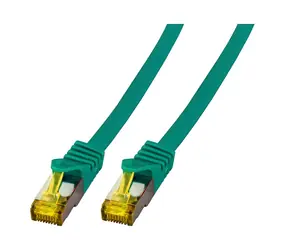 EFB S/FTP Cat6A 0,5 m šedá / Patch kabel / RJ45-RJ45 / LSZH / 10 Gbit/s