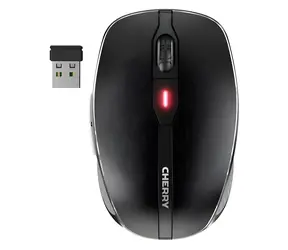 CHERRY MW 8C ADVANCED černá / Bezdrátová myš / Bluetooth a 2,4 GHz / 3200 DPI / dobíjecí baterie