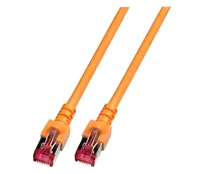 EFB Cat.6 S/FTP 1,5 m oranžová / Patch kabel / RJ-45