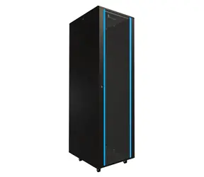Extralink 42U 19" černá / Stojanový rozvaděč / 600×800 mm / Skleněné dveře / Nosnost 600 kg