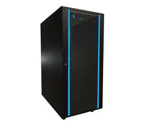 Extralink Rack stojanový 27U černý / Stojanový rozvaděč / 19" / šířka 600 mm / hloubka 1000 mm / skleněné dveře