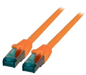 EFB oranžová / Patch kabel / Cat6a S/FTP / LSZH / RJ-45 / 3 m