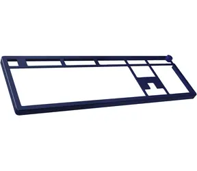 HyperX Alloy Rise Top Plate námořnická modrá / Horní deska klávesnice / kompatibilní s HyperX Alloy Rise