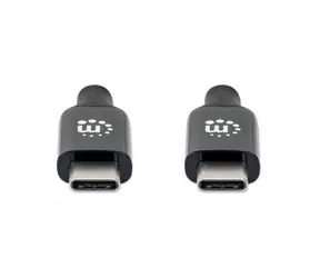 Manhattan Aktivní USB-C kabel černá / Kabel / USB 3.2 Gen 2 / 10 Gbps / 60 W / 3 m