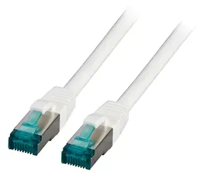 EFB Cat.6A S/FTP 1,5 m bílá / Patch kabel / RJ-45 / LSZH / 10 Gigabit Ethernet