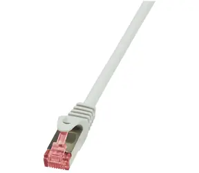 LogiLink PrimeLine šedá / Patch kabel / Cat6 / S/FTP / AWG 27/7 / 5 m